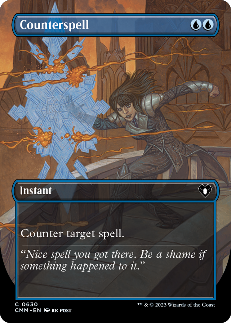 Counterspell (CMM-630) [Commander Masters] (Borderless)