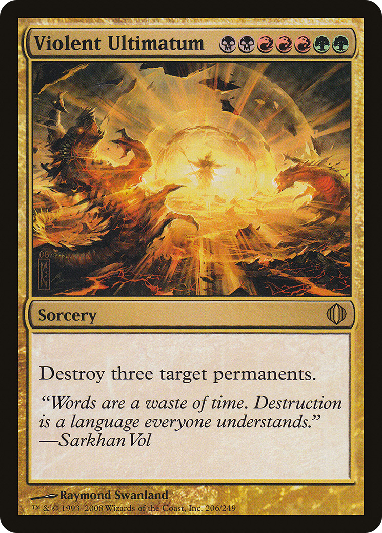 Violent Ultimatum (ALA-206) [Shards of Alara] Foil