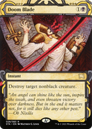 Doom Blade (STA-028) (Showcase) (Borderless) [Strixhaven Mystical Archive]