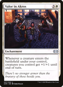 Valor in Akros (2XM-037) [Double Masters] Foil