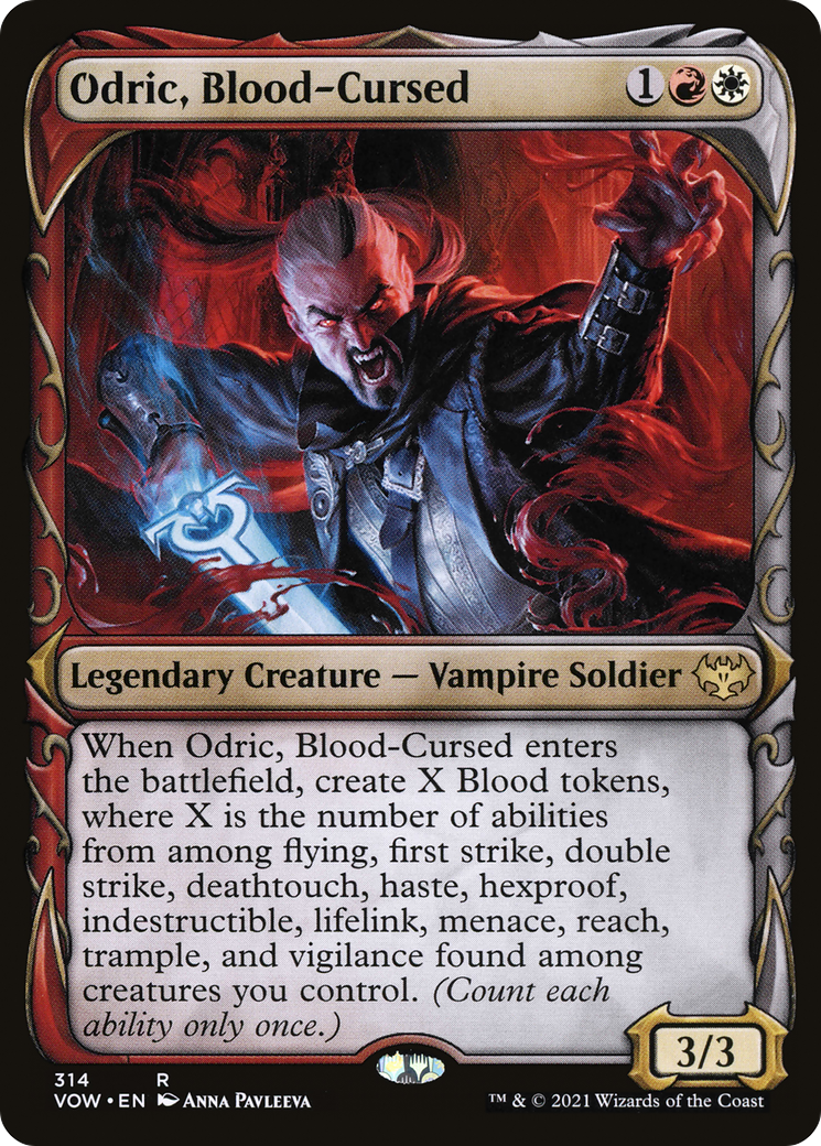 Odric, Blood-Cursed (Showcase) (VOW-314) [Innistrad: Crimson Vow]