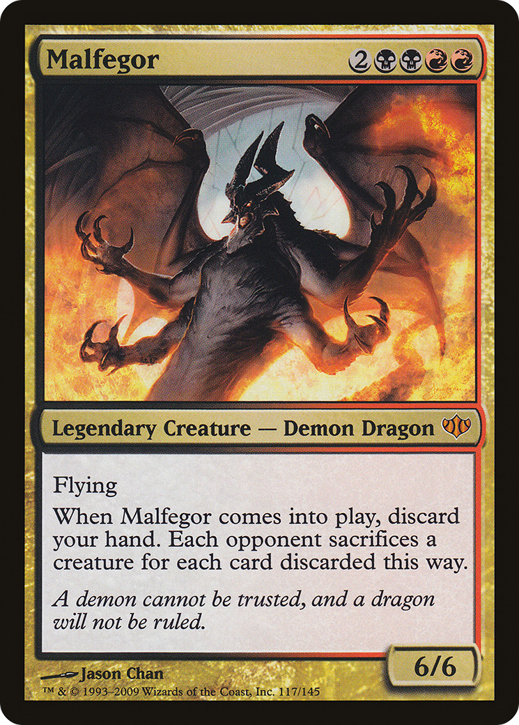 Malfegor (CON-117) [Conflux] Foil