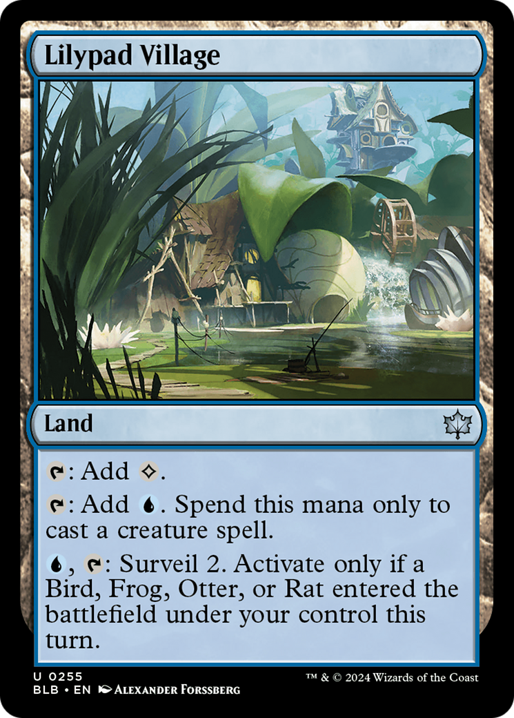 Lilypad Village (BLB-255) [Bloomburrow] Foil