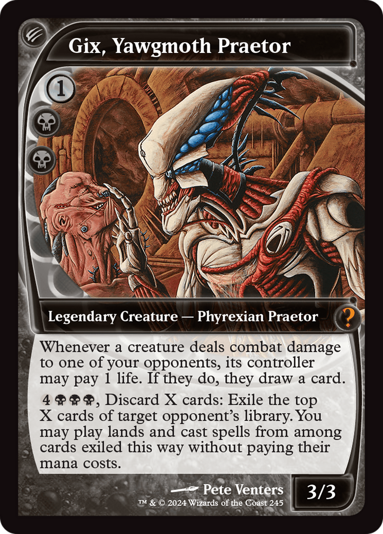 Gix, Yawgmoth Praetor (MB2-245) [Mystery Booster 2] Foil