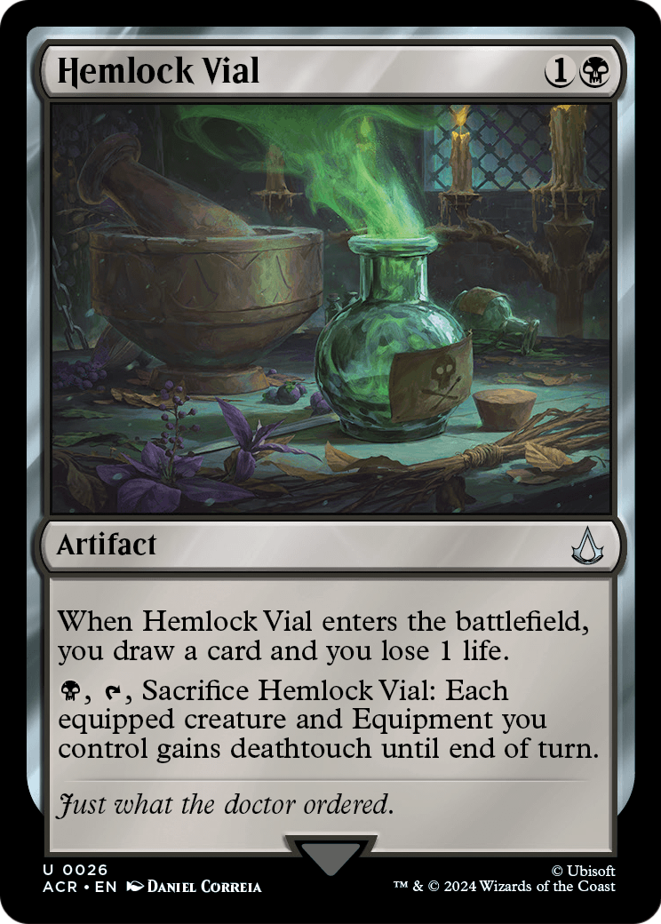 Hemlock Vial (ACR-026) [Assassin's Creed]