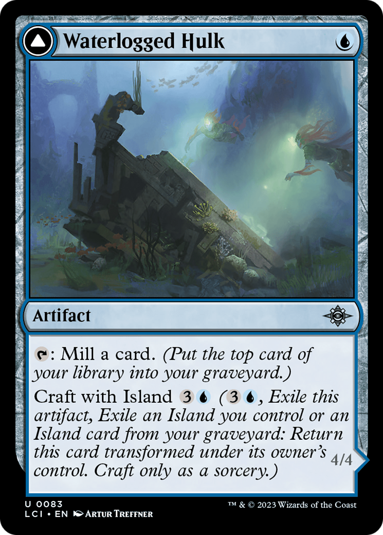 Waterlogged Hulk // Watertight Gondola (LCI-083) [The Lost Caverns of Ixalan]