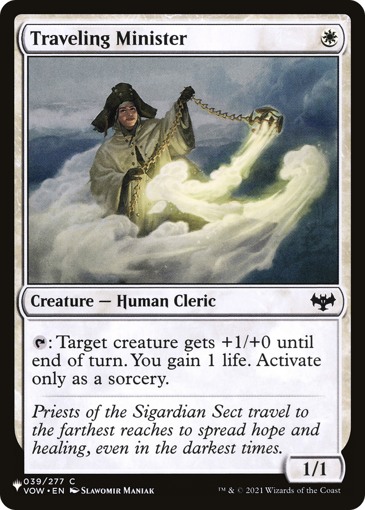 Traveling Minister (LIST-VOW-39) [The List]