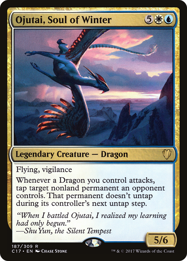 Ojutai, Soul of Winter (C17-187) [Commander 2017]