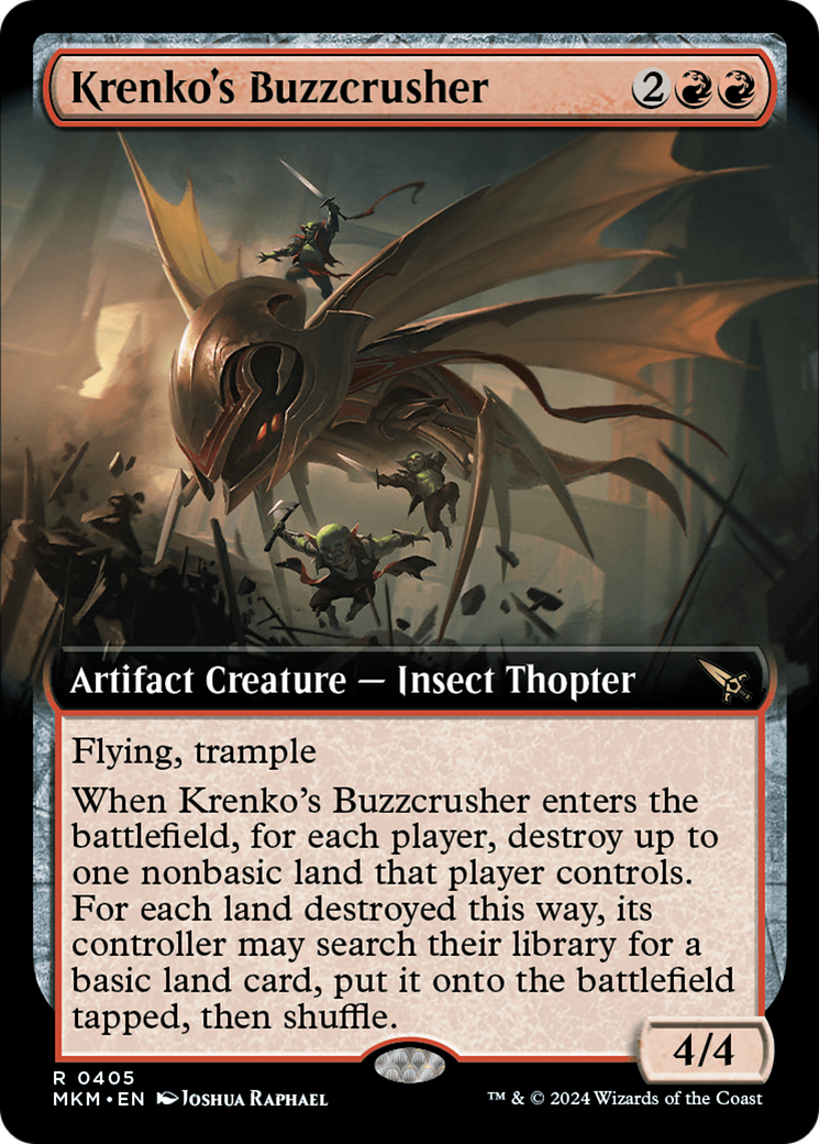 Krenko's Buzzcrusher (MKM-405) [Murders at Karlov Manor]: (Extended Art)