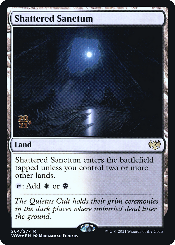 Shattered Sanctum (PRE-264) [Innistrad: Crimson Vow Promos] Foil