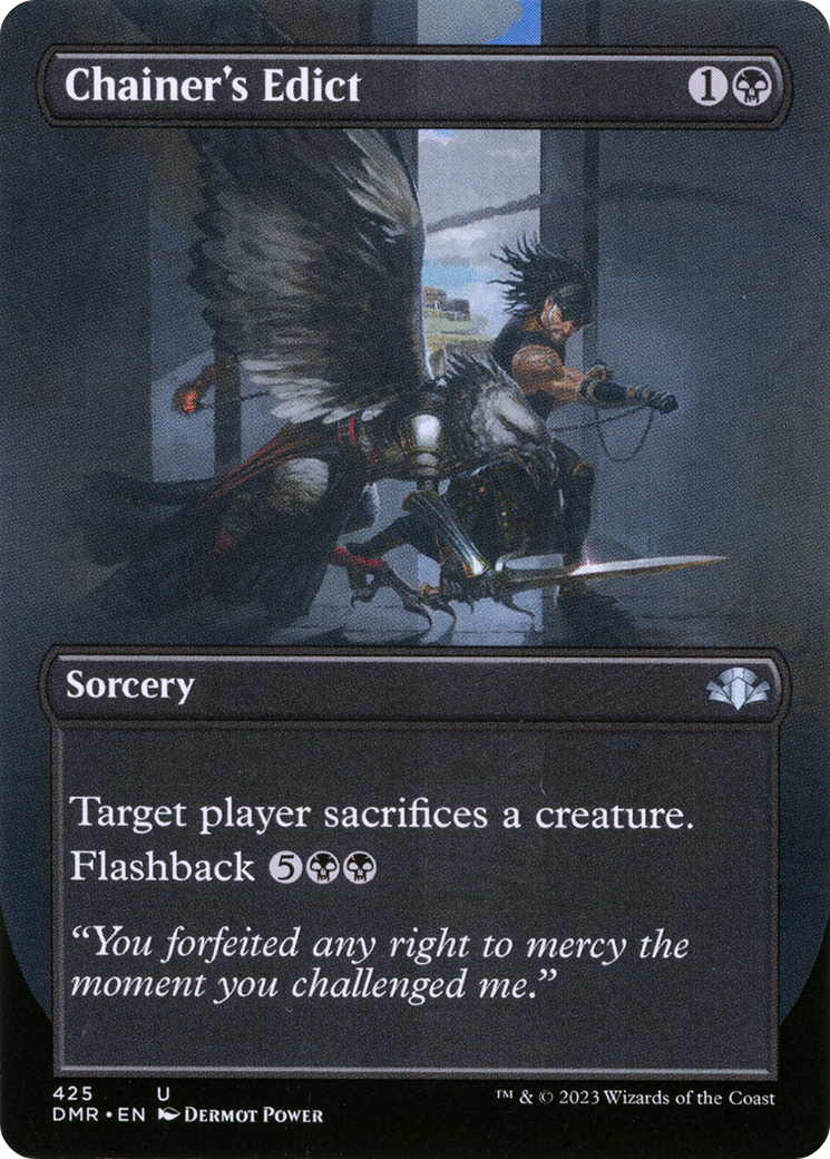 Chainer's Edict (DMR-425) [Dominaria Remastered] (Borderless) Foil