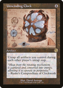 Unwinding Clock (Schematic) (BRR-124) [The Brothers' War Retro Artifacts]