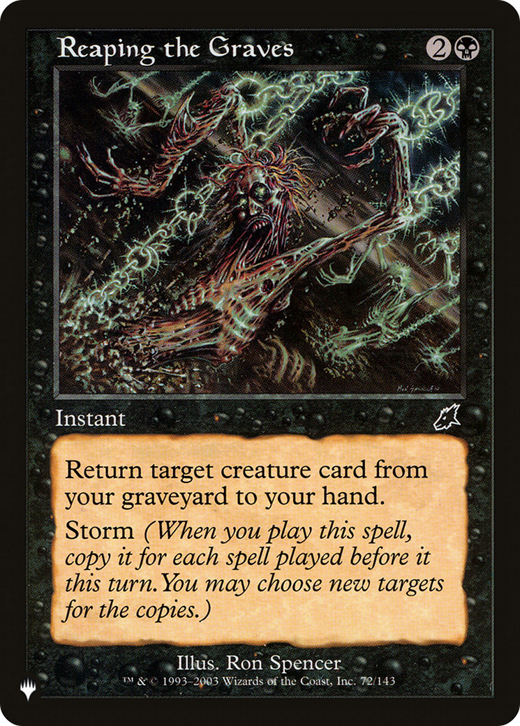 Reaping the Graves (LIST-SCG-72) [The List]