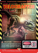 Rampaging Ferocidon (SLD-1390★) [Secret Lair Drop] / Velociraptor: (Full Art) (Borderless) Foil