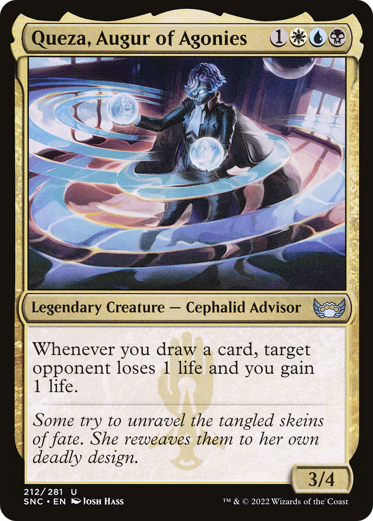 Queza, Augur of Agonies (SNC-212) [Streets of New Capenna]