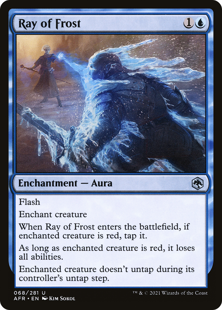 Ray of Frost (AFR-068) [Adventures in the Forgotten Realms] Foil
