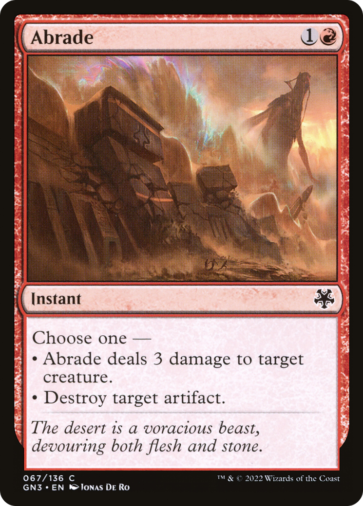 Abrade (GN3-067) [Game Night: Free-for-All]