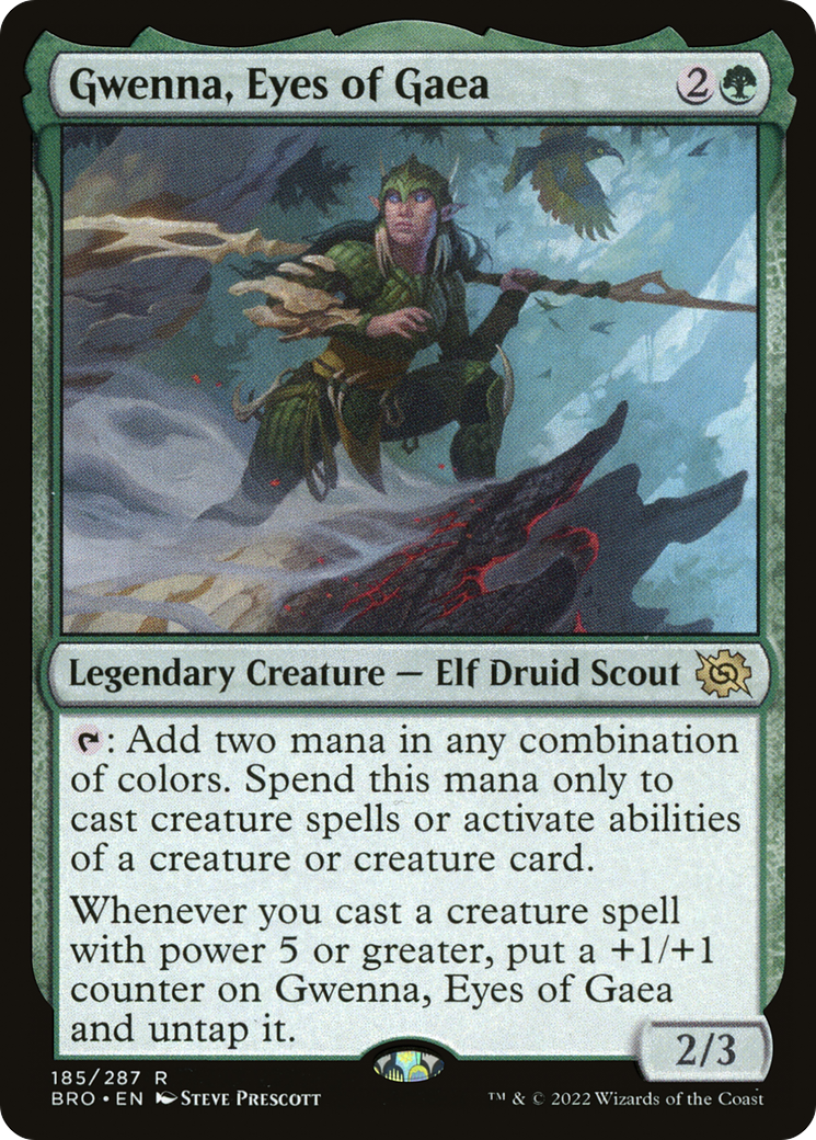 Gwenna, Eyes of Gaea (BRO-185) [The Brothers' War]