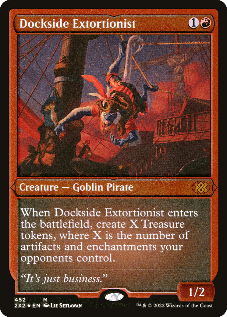 Dockside Extortionist (Foil Etched) (2X2-452) [Double Masters 2022] Foil