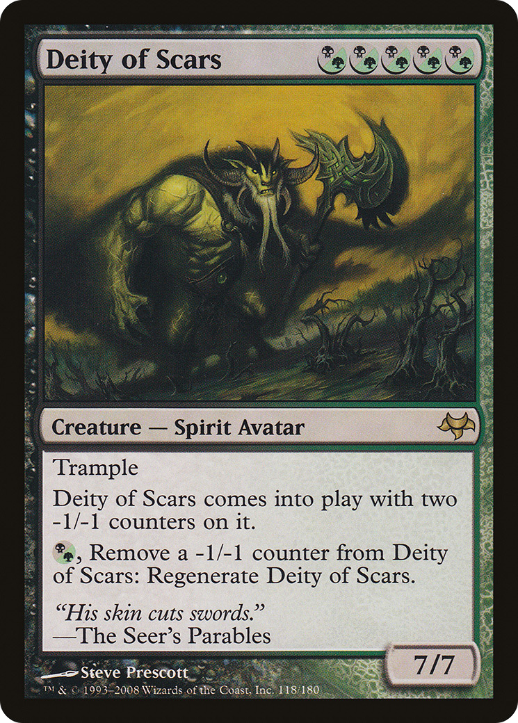 Deity of Scars (EVE-118) [Eventide] Foil