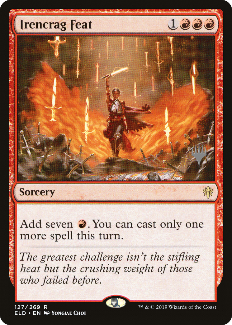 Irencrag Feat (PPELD-127P) [Promo Pack: Throne of Eldraine Promos]