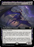 Demon of Fate's Design (CMM-762) [Commander Masters]: (Extended Art, enchantment) Foil