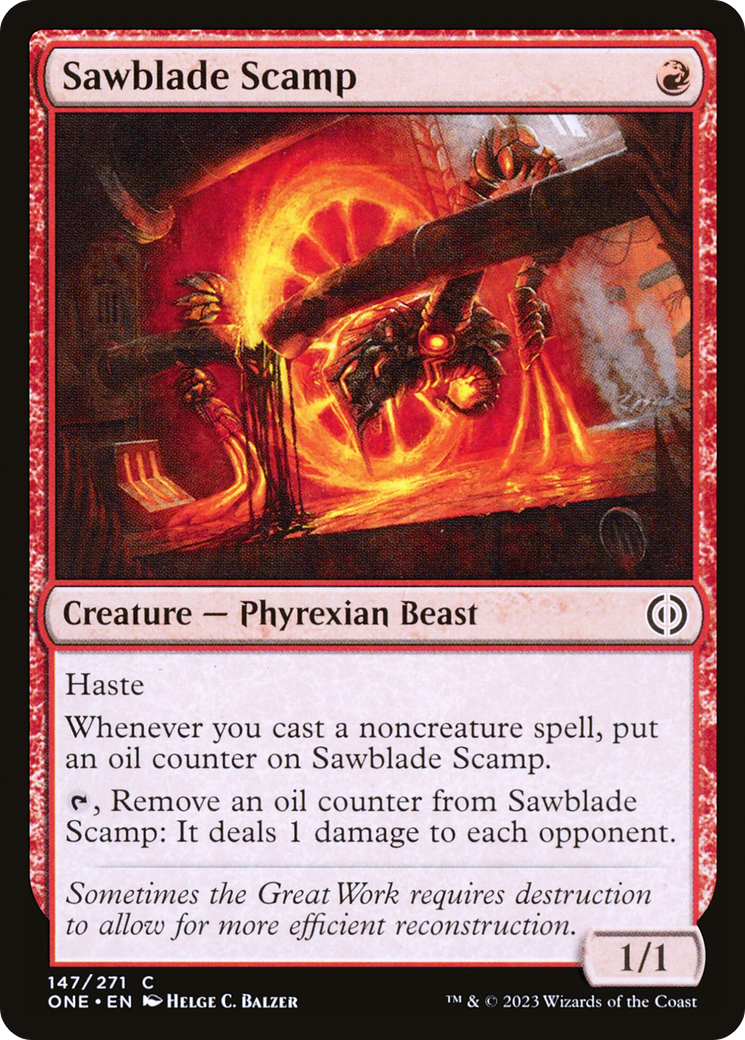 Sawblade Scamp (ONE-147) [Phyrexia: All Will Be One]
