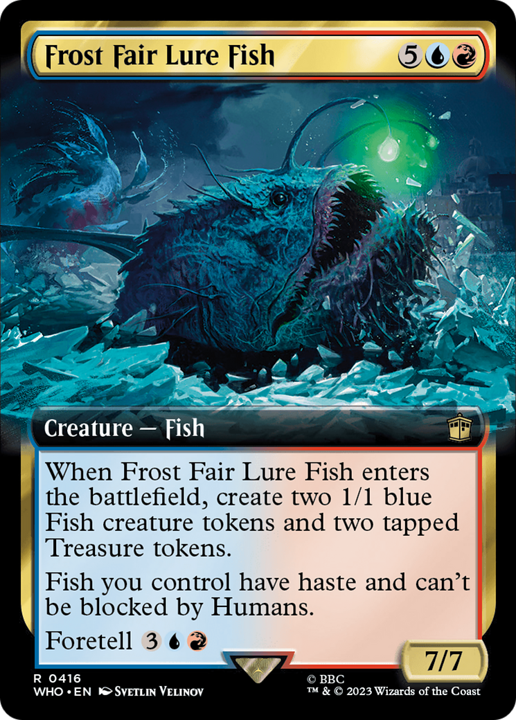 Frost Fair Lure Fish (WHO-416) [Doctor Who]: (Extended Art) Foil