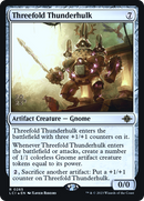Threefold Thunderhulk (PRE-265S) [The Lost Caverns of Ixalan Promos] Foil