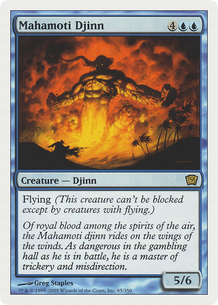 Mahamoti Djinn (9ED-085) [9th Edition] Foil