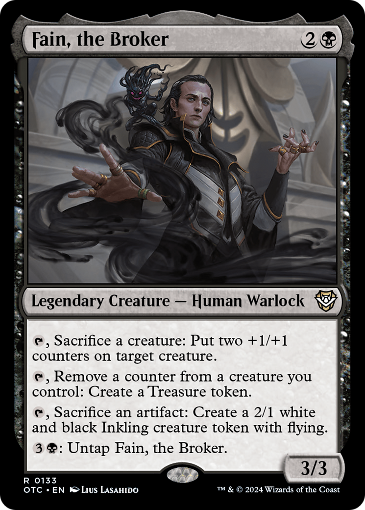 Fain, the Broker (OTC-133) [Outlaws of Thunder Junction Commander]
