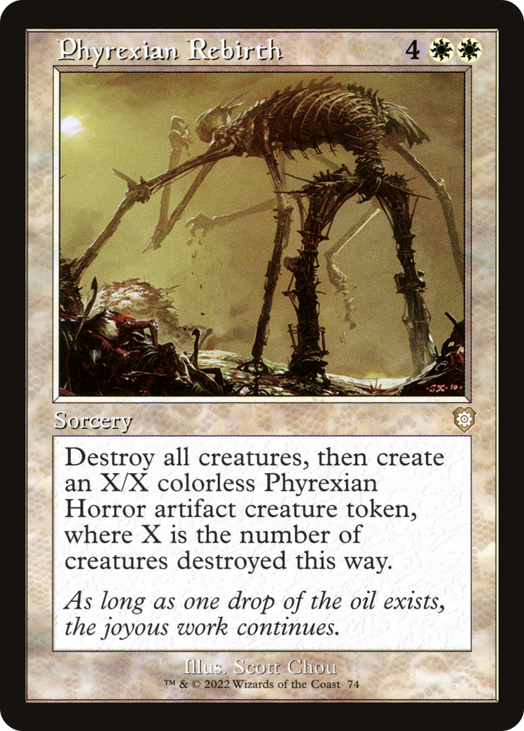 Phyrexian Rebirth (Retro Frame) (BRC-074) [The Brothers' War Commander]