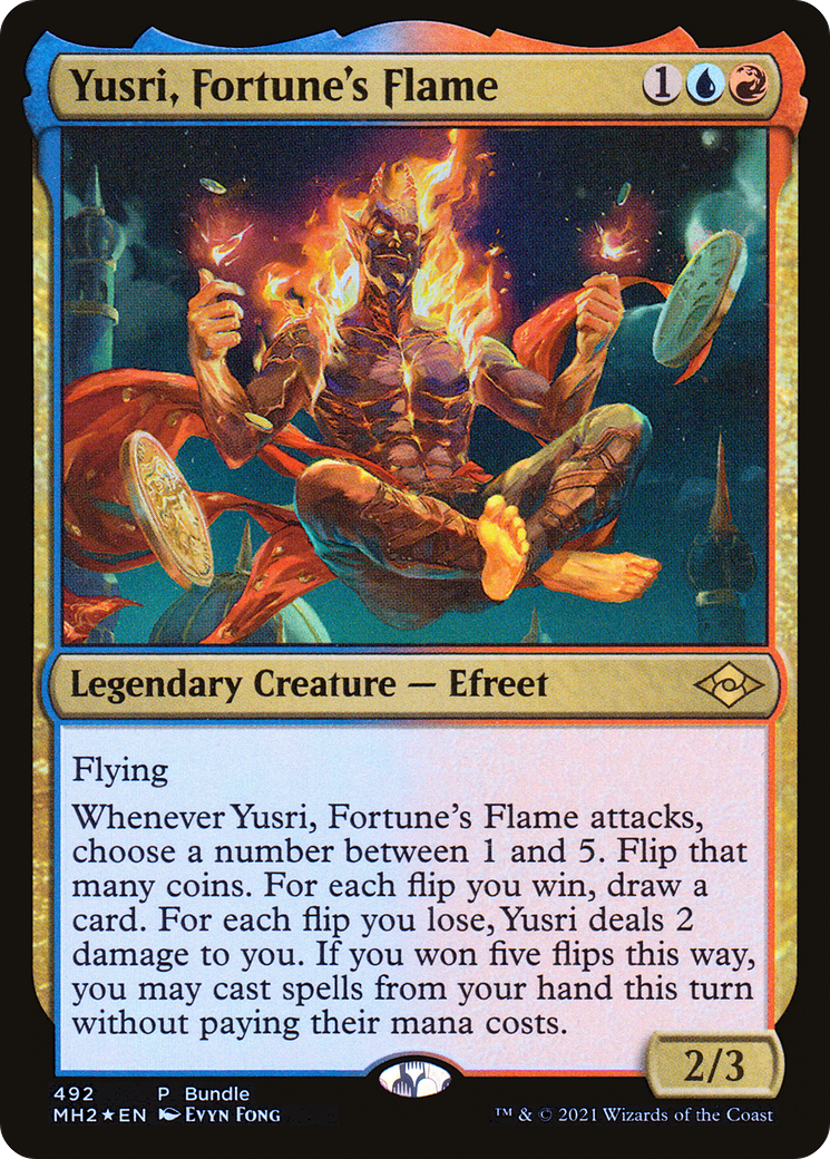 Yusri, Fortune's Flame (UMP-492) [Modern Horizons 2] Foil