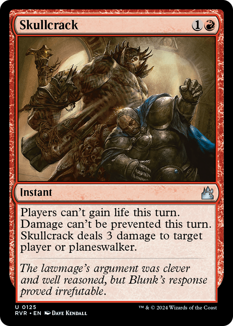 Skullcrack (RVR-125) [Ravnica Remastered] Foil