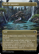 Path of Ancestry (CMM-661) [Commander Masters] (Borderless) Foil