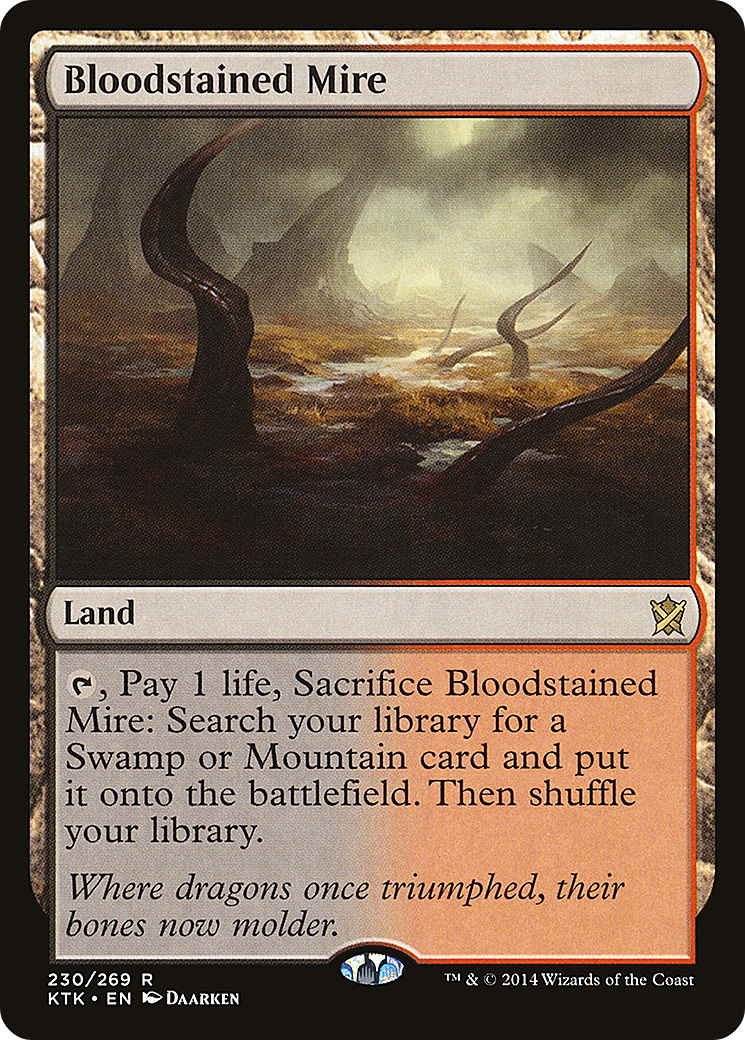 Bloodstained Mire (KTK-230) [Khans of Tarkir]