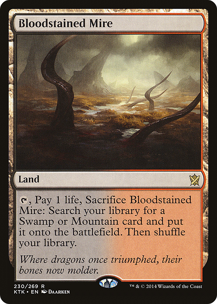 Bloodstained Mire (KTK-230) [Khans of Tarkir]