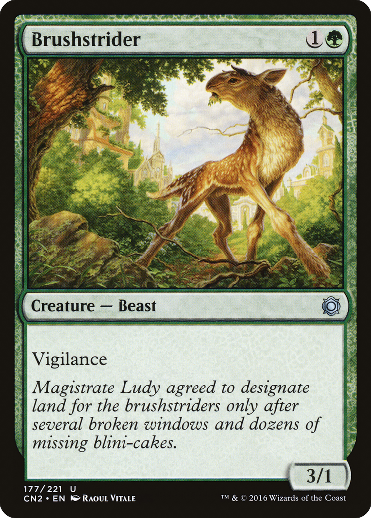 Brushstrider (CN2-177) [Conspiracy: Take the Crown] Foil