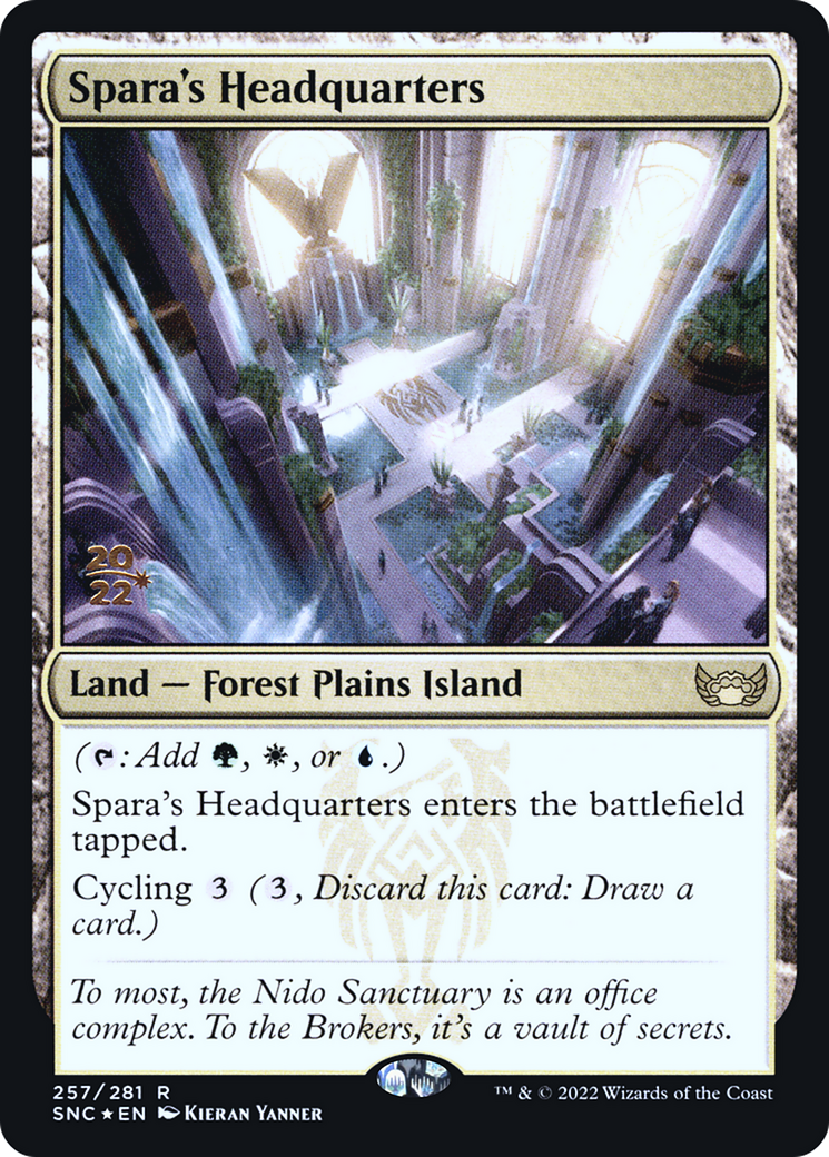 Spara's Headquarters (PRE-257) [Streets of New Capenna Promos] Foil