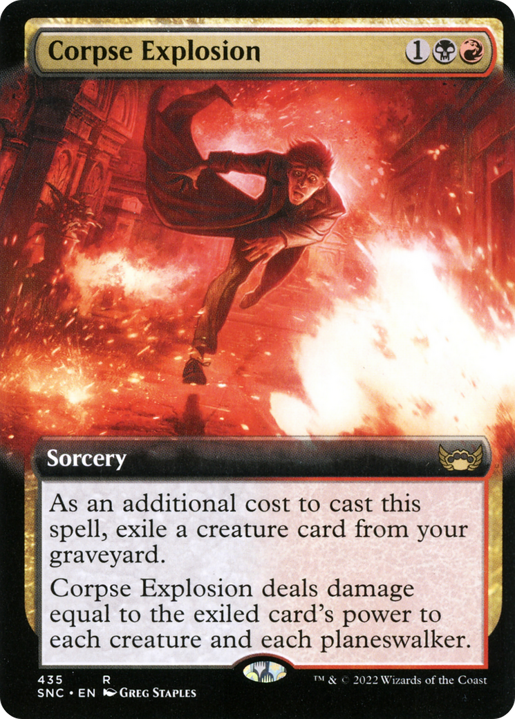 Corpse Explosion (SNC-435) [Streets of New Capenna]: (Extended Art)