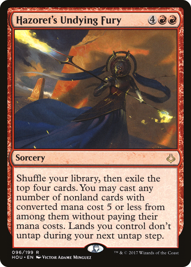 Hazoret's Undying Fury (HOU-096) [Hour of Devastation] Foil