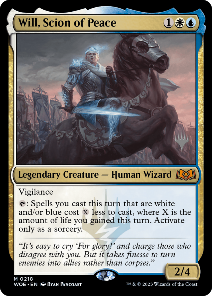 Will, Scion of Peace (PPWOE-218P) [Wilds of Eldraine Promos]