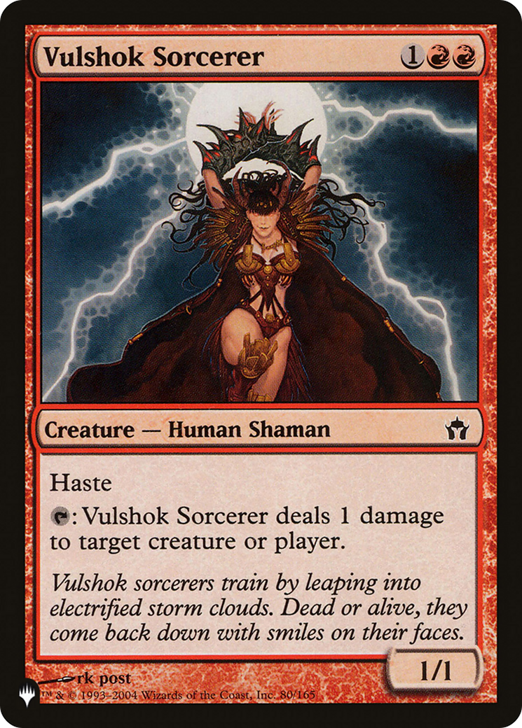 Vulshok Sorcerer (LIST-5DN-80) [The List] Foil