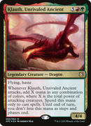 Klauth, Unrivaled Ancient (AFC-050) [Forgotten Realms Commander] Foil