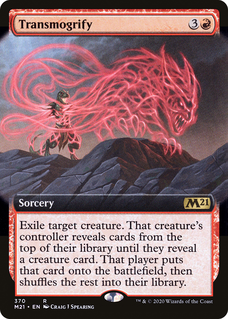Transmogrify (M21-370) [Core Set 2021]: (Extended Art)