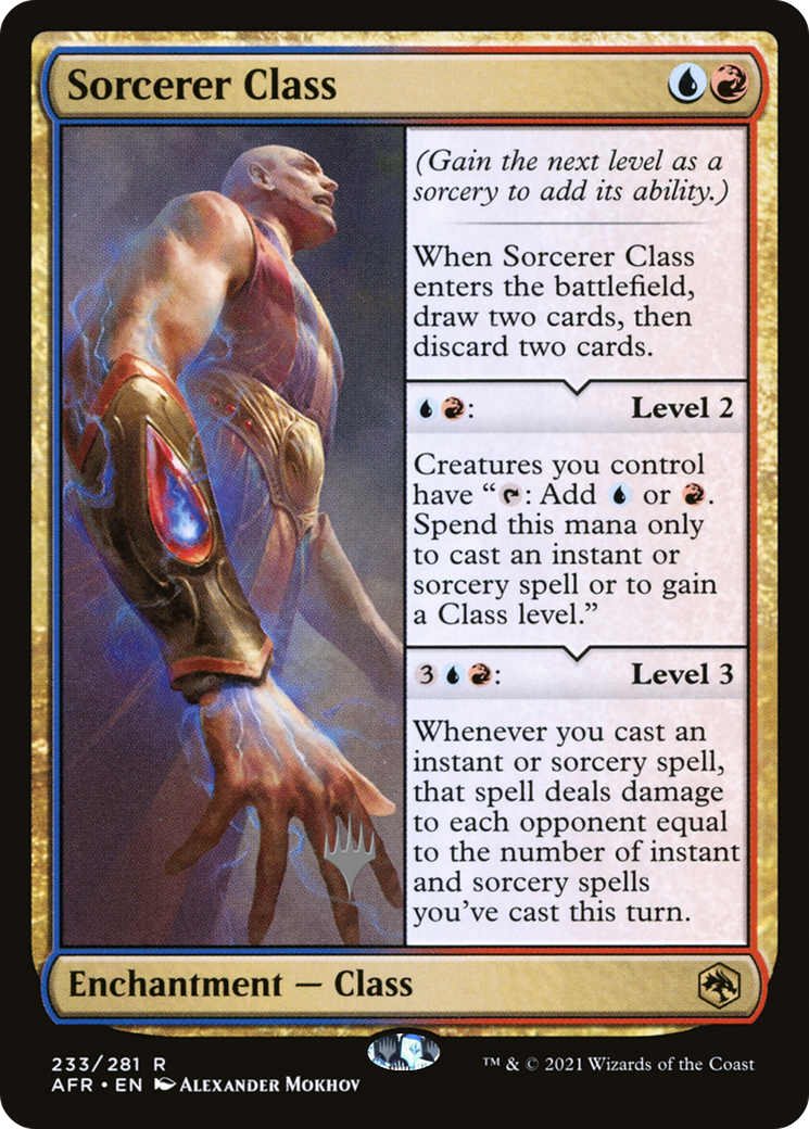 Sorcerer Class (PPAFR-233P) [Promo Pack: Adventures in the Forgotten Realms Promos]