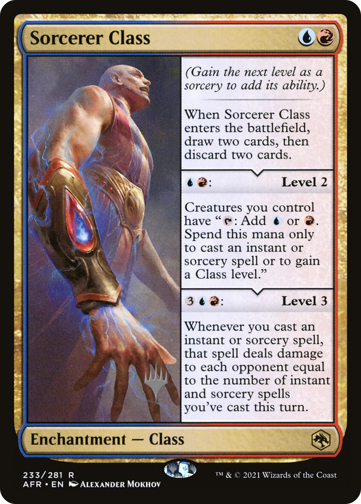 Sorcerer Class (PPAFR-233P) [Adventures in the Forgotten Realms Promos]