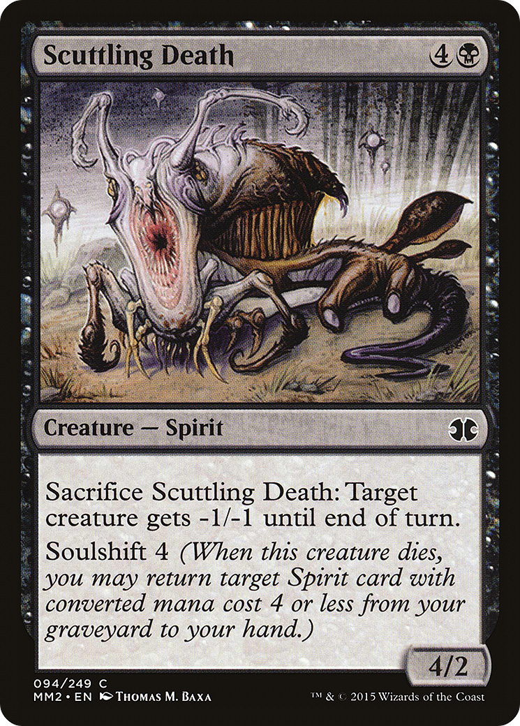 Scuttling Death (MM2-094) [Modern Masters 2015]