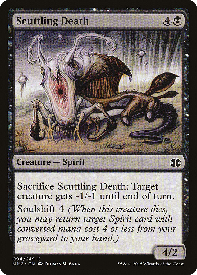 Scuttling Death (MM2-094) [Modern Masters 2015]