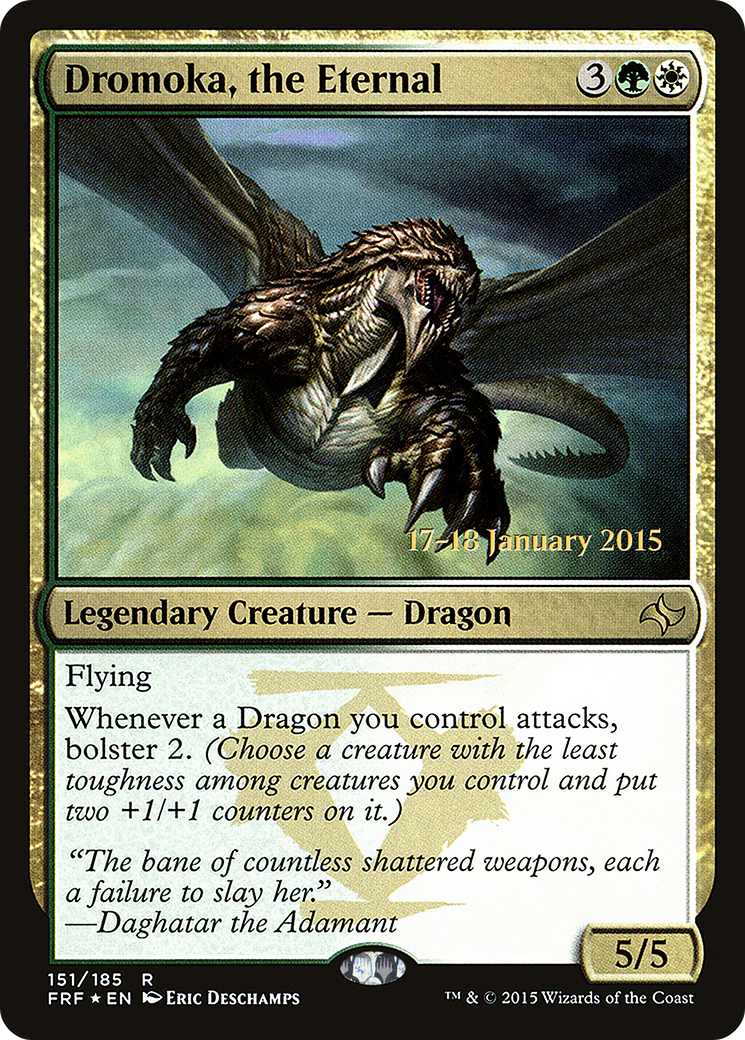 Dromoka, the Eternal (PRE-151S) [Fate Reforged Promos] Foil
